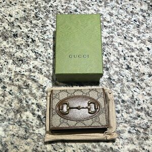 Gucci Horsebit 1955 Card Case Wallet